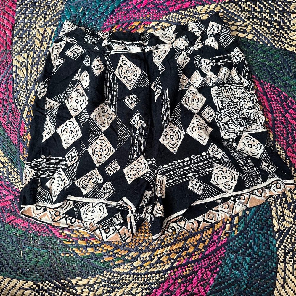 Vintage High Waist Vacation Shorts Size Medium
